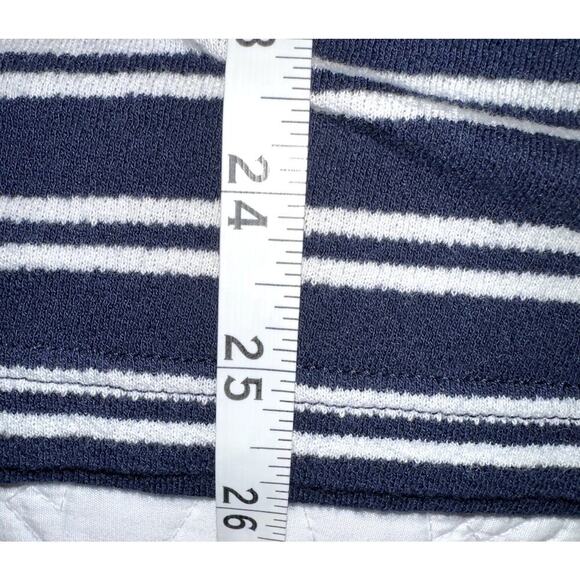 Michael Kors Men's Striped Short Sleeve Polo Blue Multi Size Large Spread Collar - Picture 9 of 9